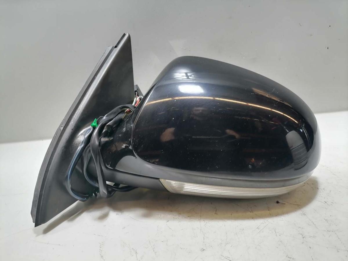 VW Passat 3C B6 original Außenspiegel links elektrisch beheizt L041 Brillantschwarz